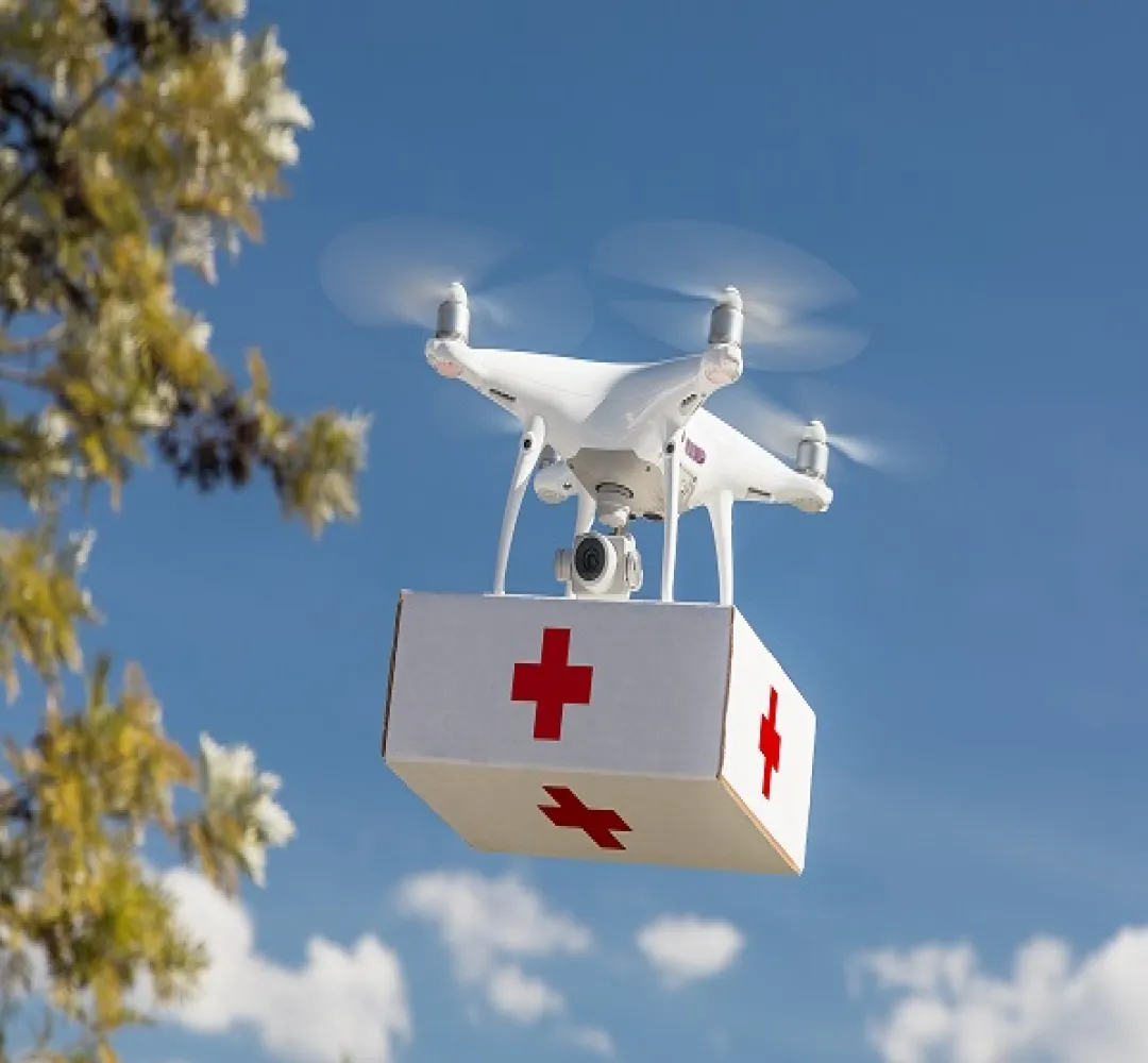 AIIMS Bhubaneshwar Successfully Experiments With  Drone For Transportation Of Blood Units To Far-Flung Areas